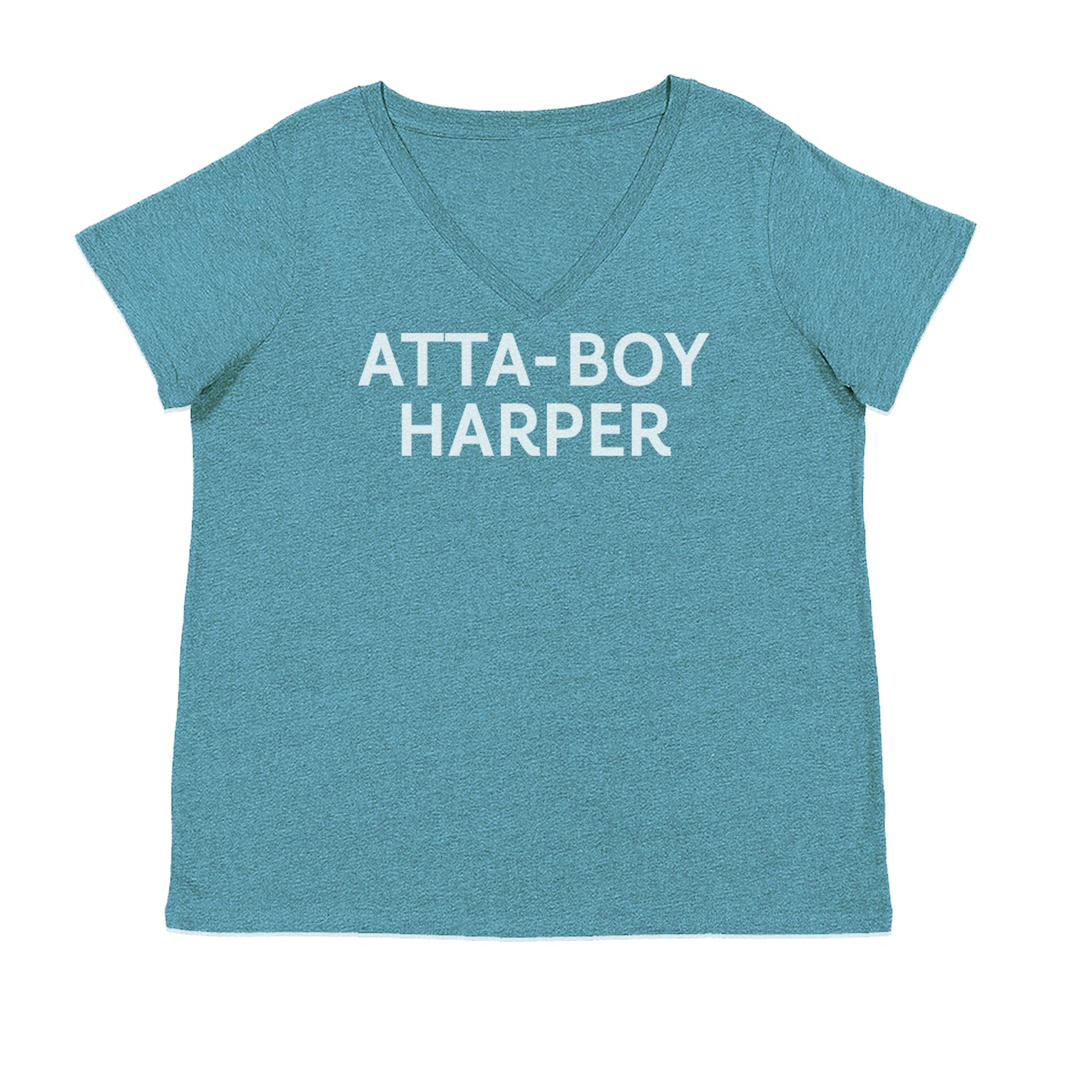 Atta-Boy Harper Philadelphia Womens Plus Size V-Neck T-shirt