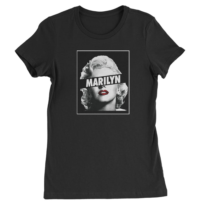 Marilyn Monroe Censored Womens T-shirt