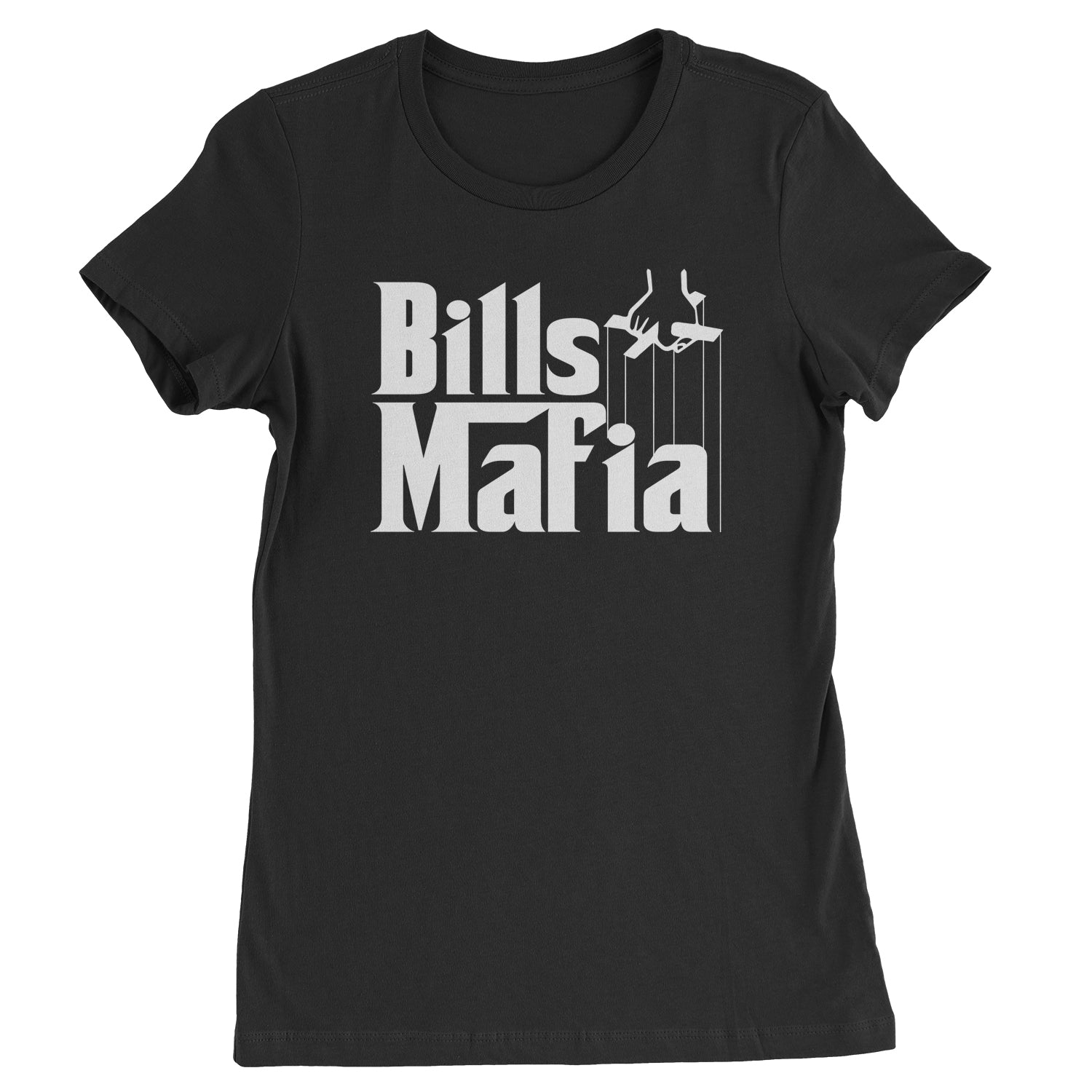 Mafia Bills Mafia Godfather Womens T-shirt bills, fan, father, football, god, godfather, new, sports, team, york by Expression Tees