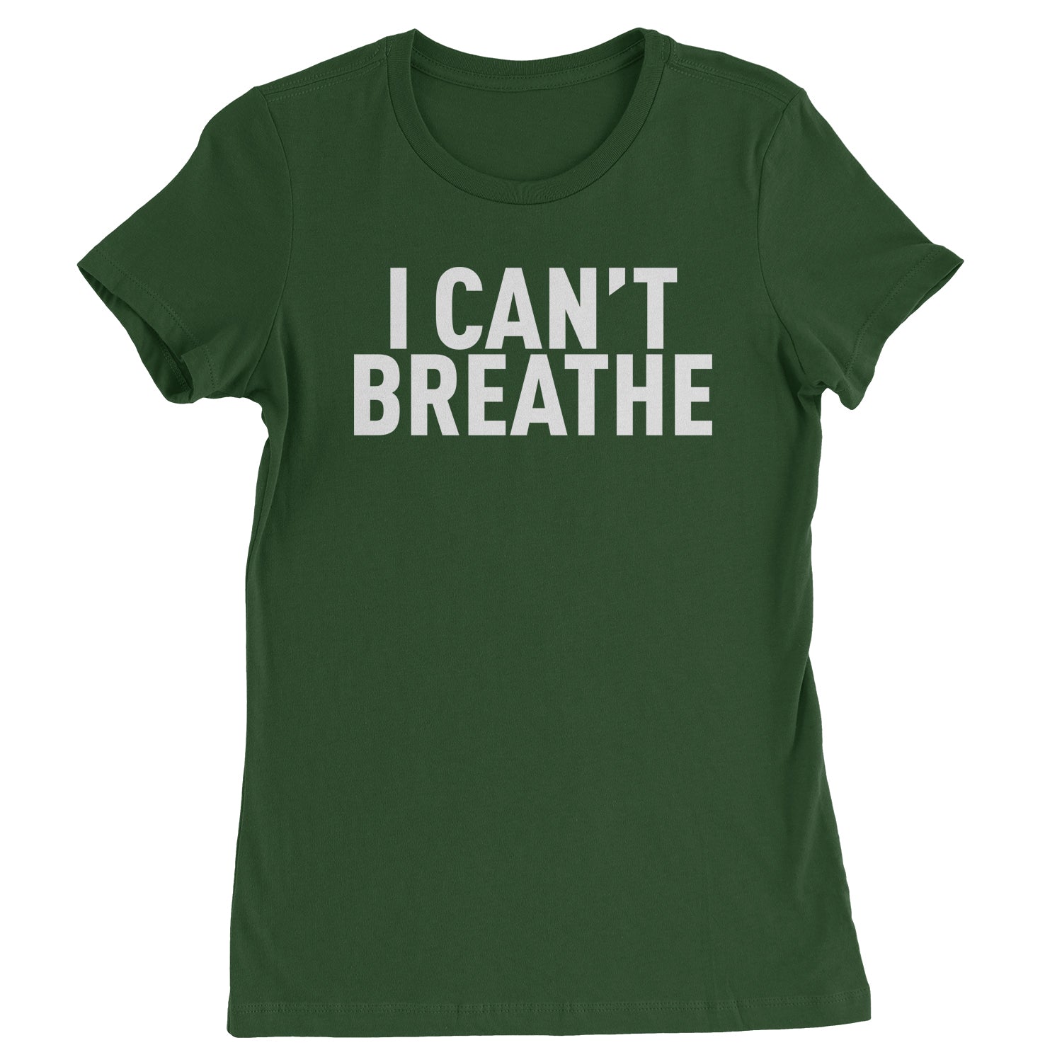 I Can't Breathe Social Justice Womens T-shirt african, africanamerican, american, black, blm, breonna, floyd, george, life, lives, matter, taylor by Expression Tees