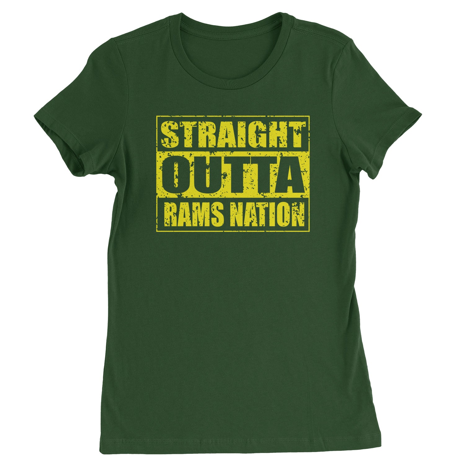 Straight Outta Rams Nation Womens T-shirt california, football, jersey by Expression Tees