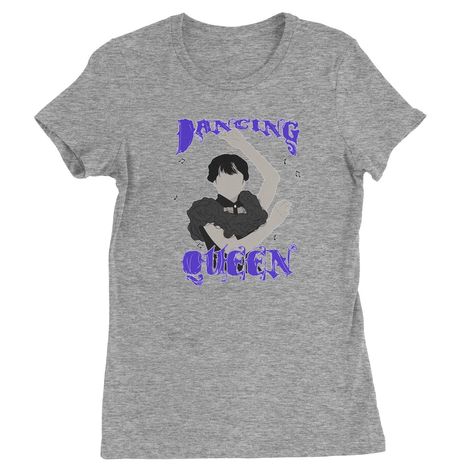 Wednesday Dancing Queen Womens T-shirt black, On, we, wear, wednesdays by Expression Tees