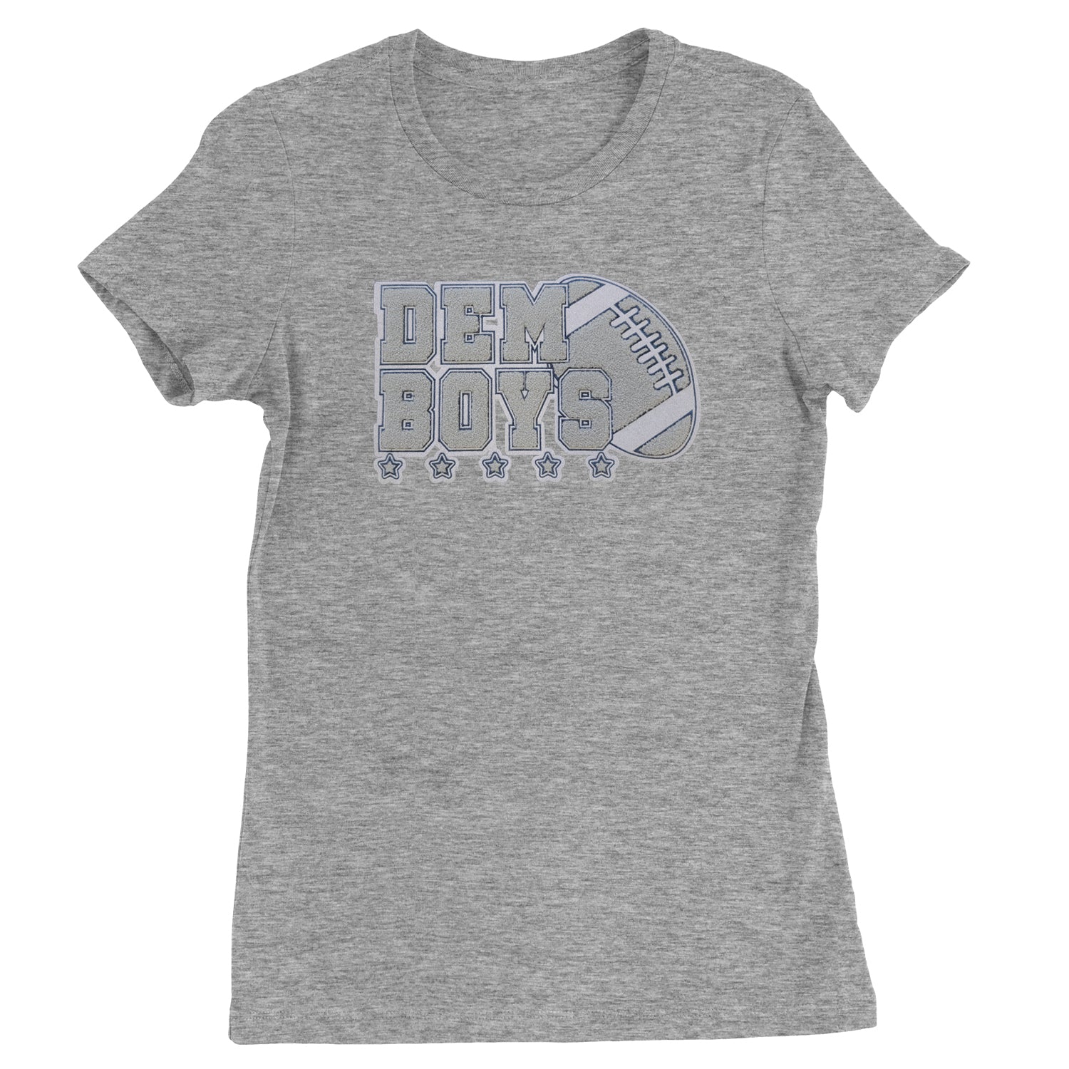 Dem Boys Embroidered Patch 2 Womens T-shirt dallas, fan, jersey, team, texas by Expression Tees