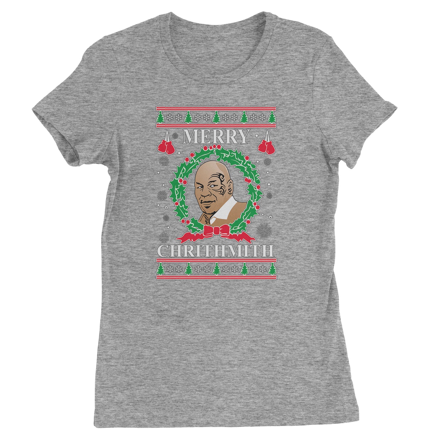 Merry Chrithmith Ugly Christmas Womens T-shirt christmas, holiday, michael, mike, sweater, tyson, ugly by Expression Tees