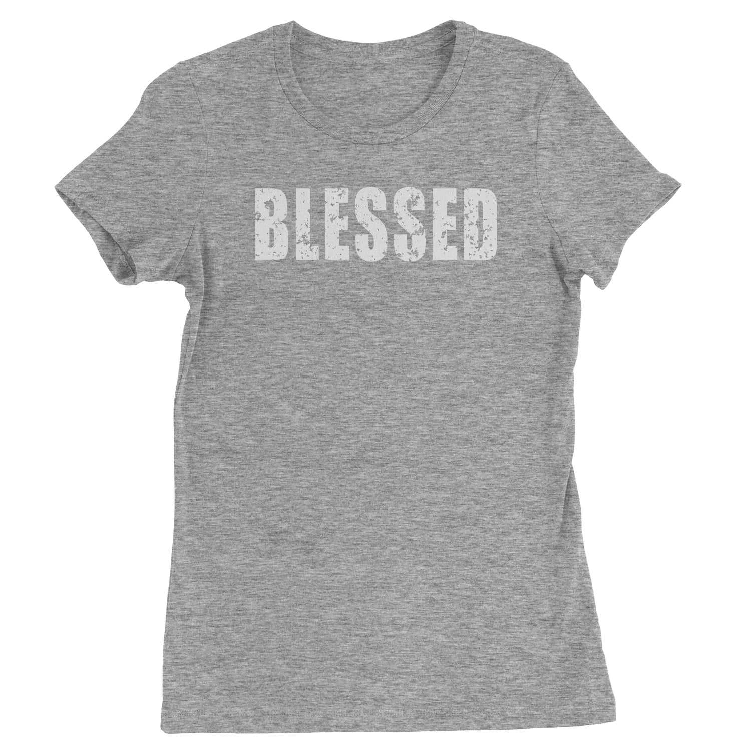 Blessed Religious Grateful Thankful Womens T-shirt #expressiontees by Expression Tees