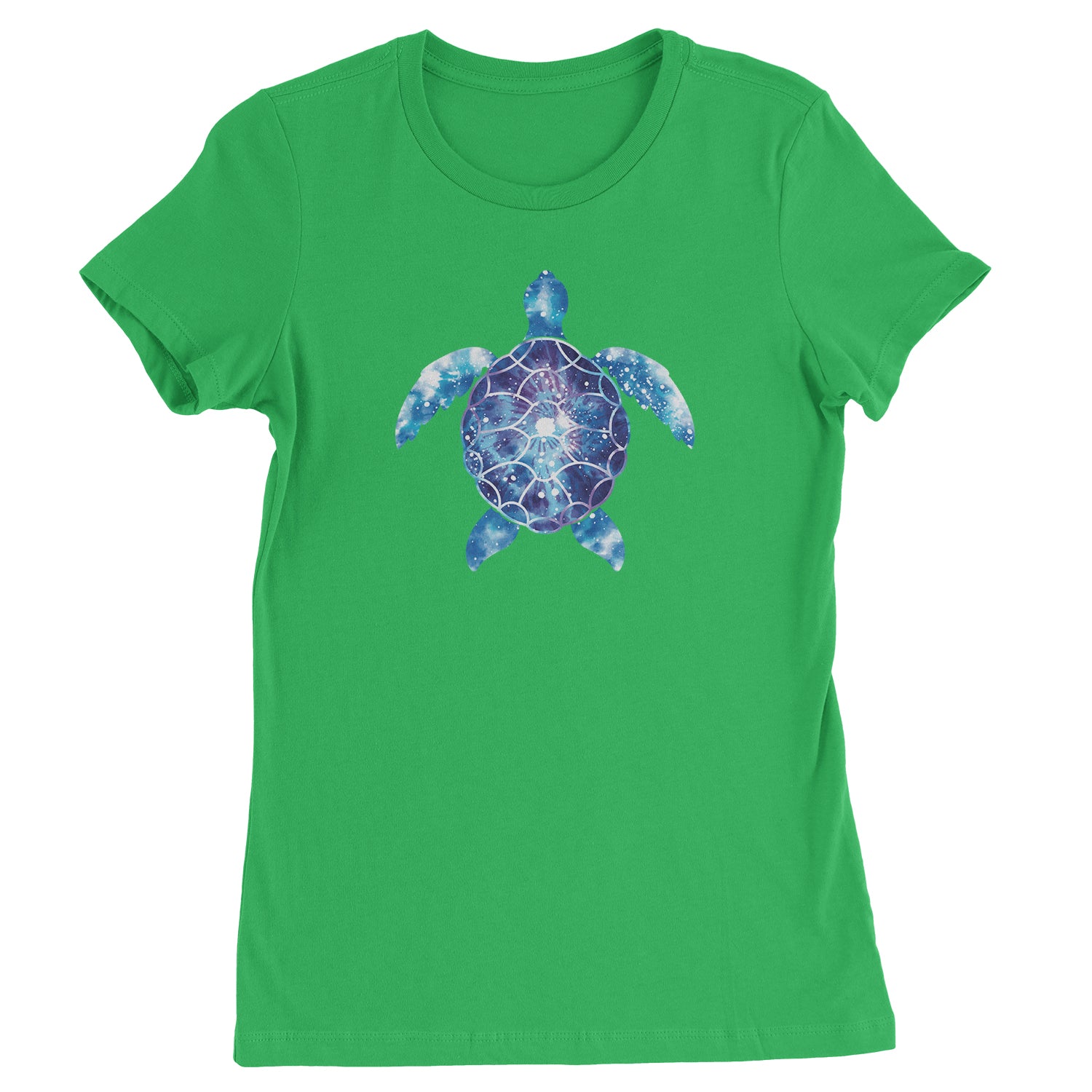 Tie Dye Sea Turtle Womens T-shirt eco, friendly, life, ocean, turtle by Expression Tees
