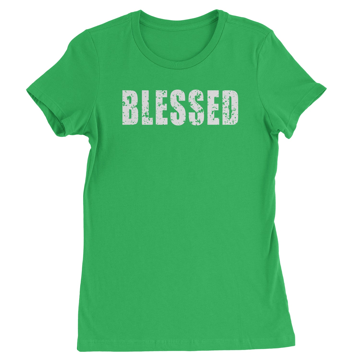 Blessed Religious Grateful Thankful Womens T-shirt #expressiontees by Expression Tees
