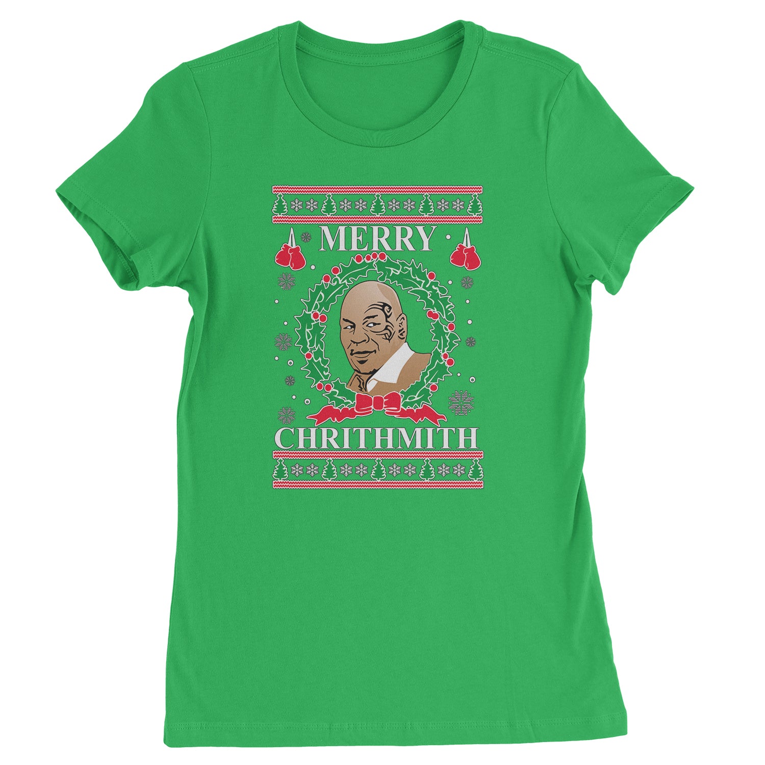 Merry Chrithmith Ugly Christmas Womens T-shirt christmas, holiday, michael, mike, sweater, tyson, ugly by Expression Tees