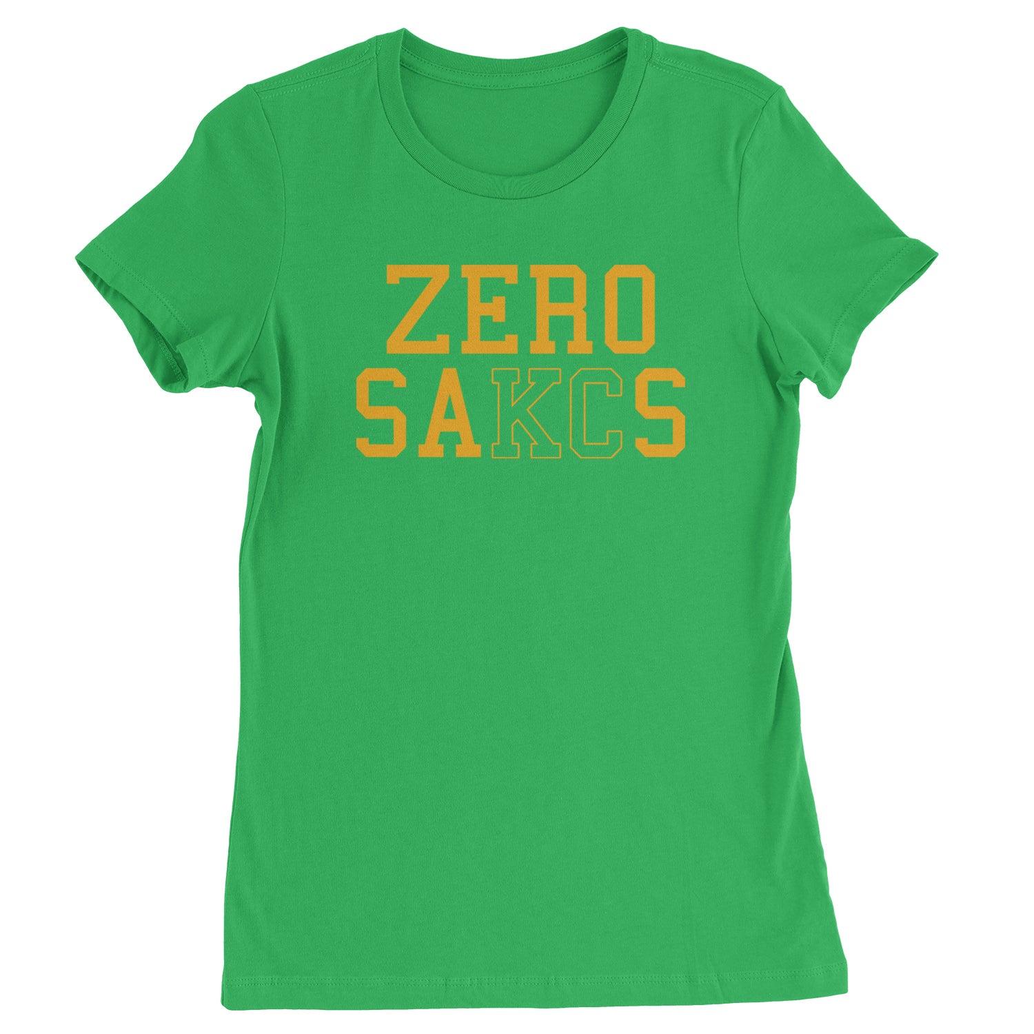 Zero Sacks Kansas City Womens T-shirt ball, brown, foot, football, kelc, orlando, patrick, sacks, sakcs by Expression Tees