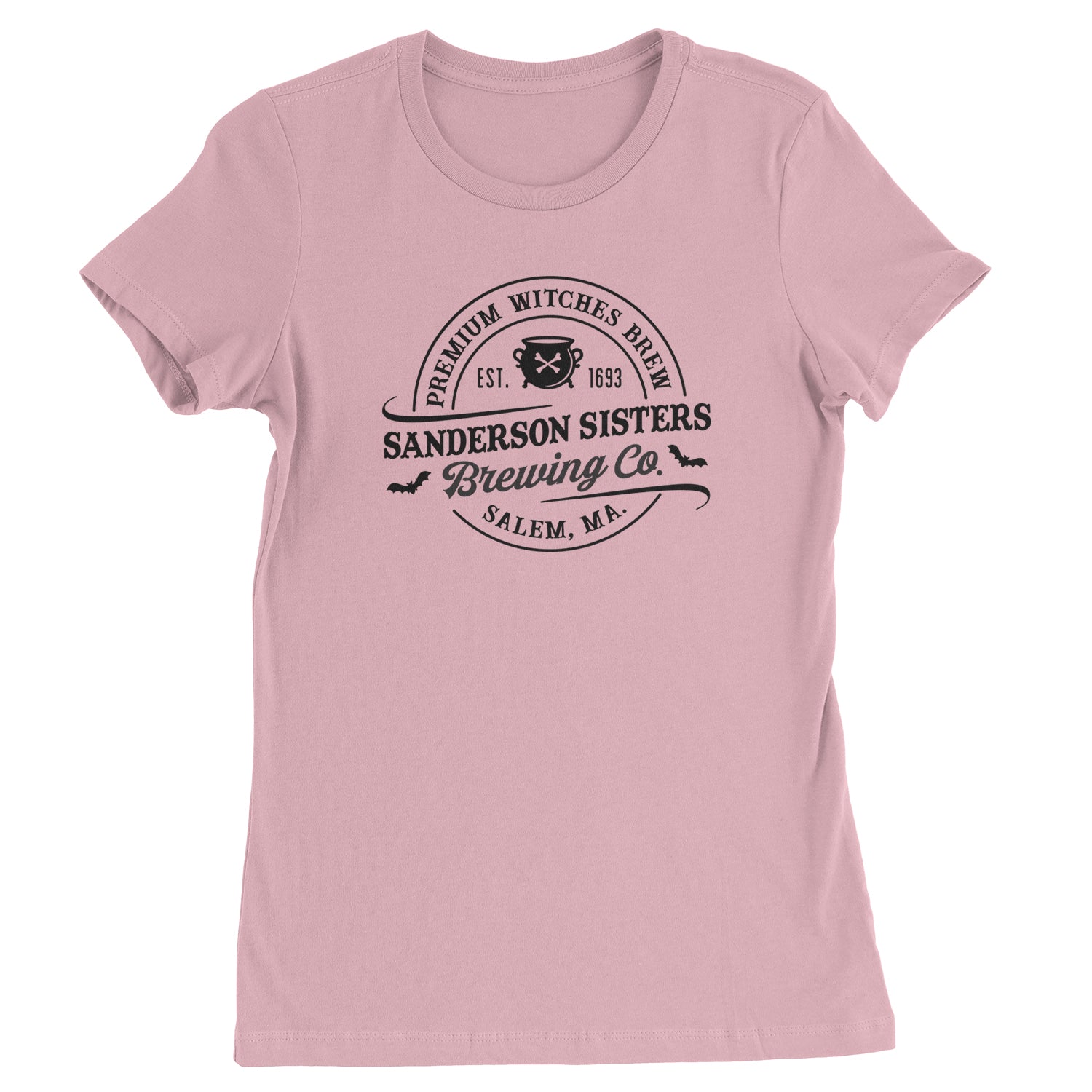 Sanderson Sisters Brewing Company Witches Brew Womens T-shirt descendants, enchanted, eve, hallows, hocus, or, pocus, sanderson, sisters, treat, trick, witches by Expression Tees