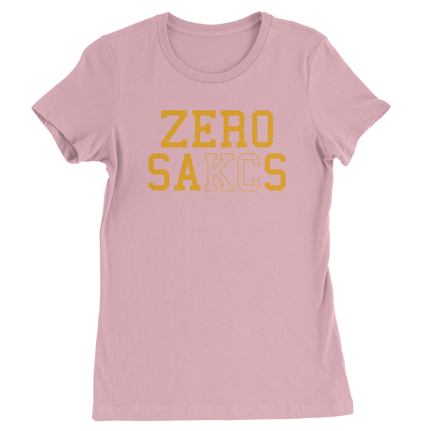 Zero Sacks Kansas City Womens T-shirt ball, brown, foot, football, kelc, orlando, patrick, sacks, sakcs by Expression Tees