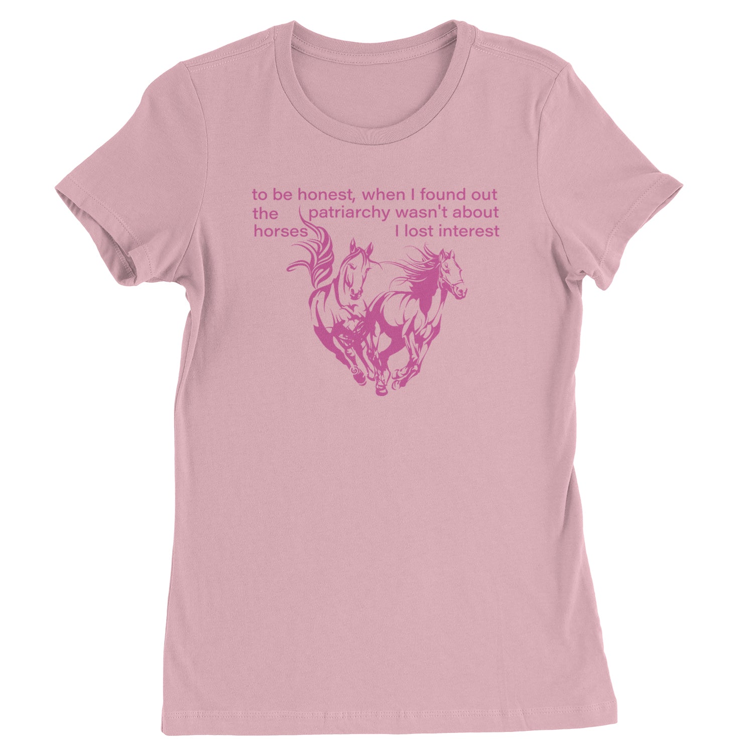 The Patriarchy Wasn't About Horses Barbenheimer Womens T-shirt