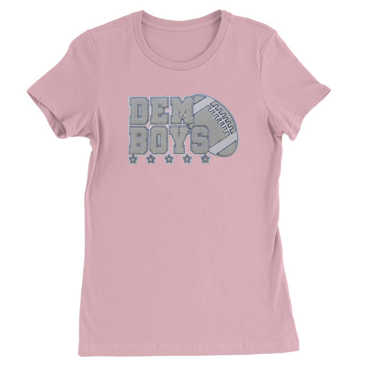 Dem Boys Embroidered Patch 2 Womens T-shirt dallas, fan, jersey, team, texas by Expression Tees