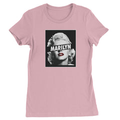 Marilyn Monroe Censored Womens T-shirt american, icon, marilyn, monroe by Expression Tees