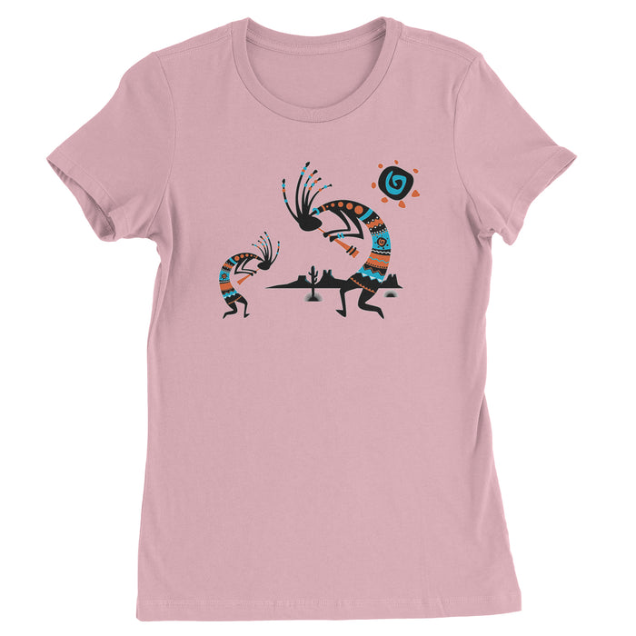 Native American Kokopelli Southwest Womens T-shirt