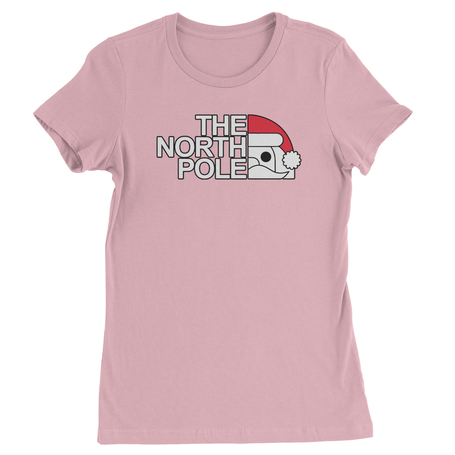 The North Pole Santa Womens T-shirt christmas, funny, nick, old, santa, st, xmas by Expression Tees