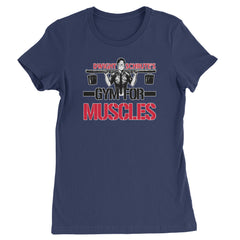 Dwight Schrute Gym For Muscles Office Workout Womens T-shirt