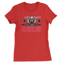 Dwight Schrute Gym For Muscles Office Workout Womens T-shirt