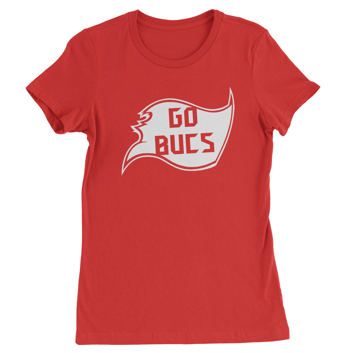 Go Bucs Buccaneers Womens T-shirt ball, flag, foot, raise, tampa, the by Expression Tees