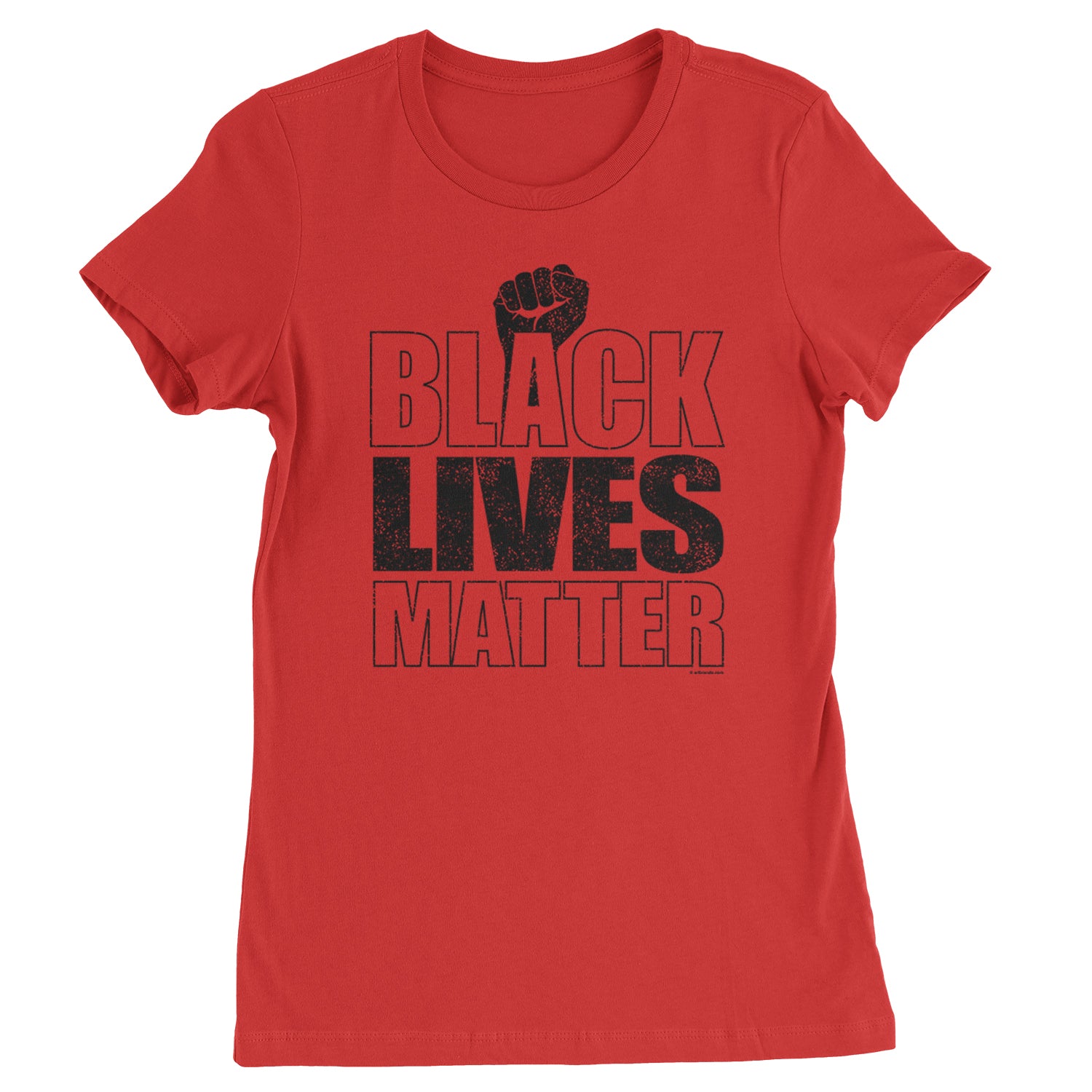 Black Lives Matter - Raised Fist Womens T-shirt african, african american, africanamerican, american, black, blm, harriet, lives, matter, mlk, parks, protest, revolution, riot, rosa, tubman by Expression Tees
