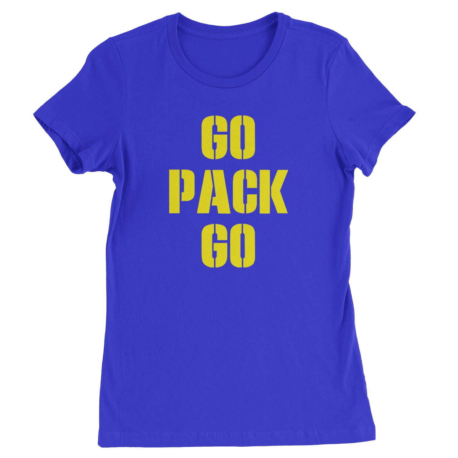 Go Pack Go Green Bay Womens T-shirt football, greenbay, packer by Expression Tees