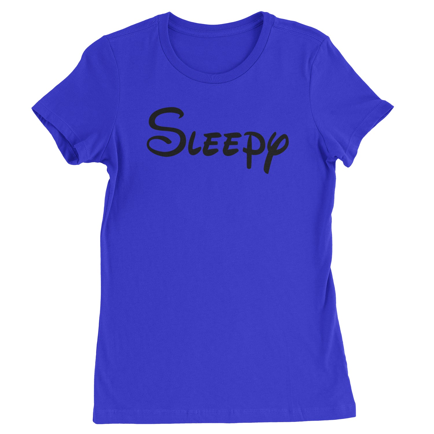 Sleepy - 7 Dwarfs Costume Womens T-shirt and, costume, dwarfs, group, halloween, matching, seven, snow, the, white by Expression Tees