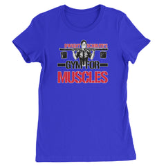 Dwight Schrute Gym For Muscles Office Workout Womens T-shirt