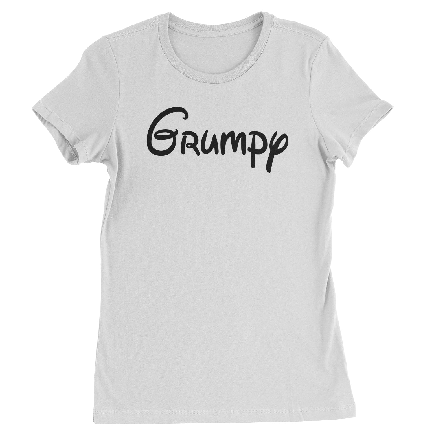 Grumpy - 7 Dwarfs Costume Womens T-shirt and, costume, dwarfs, group, halloween, matching, seven, snow, the, white by Expression Tees