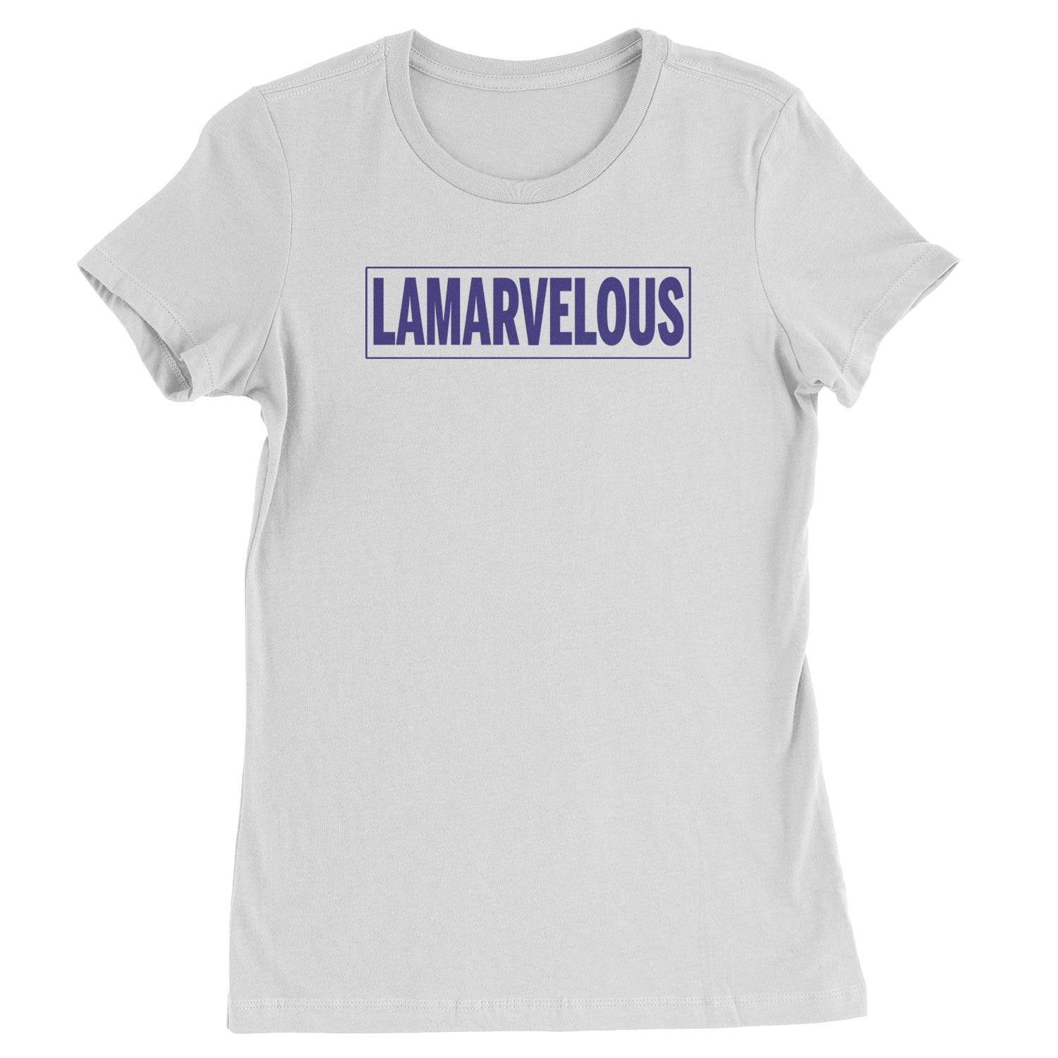 LaMarvelous Football Womens T-shirt back, ball, baltimore, foot, football, quarter, quarterback by Expression Tees