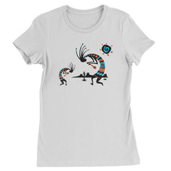 Native American Kokopelli Southwest Womens T-shirt american, hopi, indian, native, navajo by Expression Tees