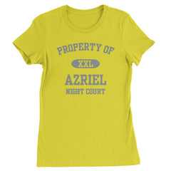 Property Of Azriel ACOTAR Womens T-shirt acotar, court, maas, tamlin, thorns by Expression Tees