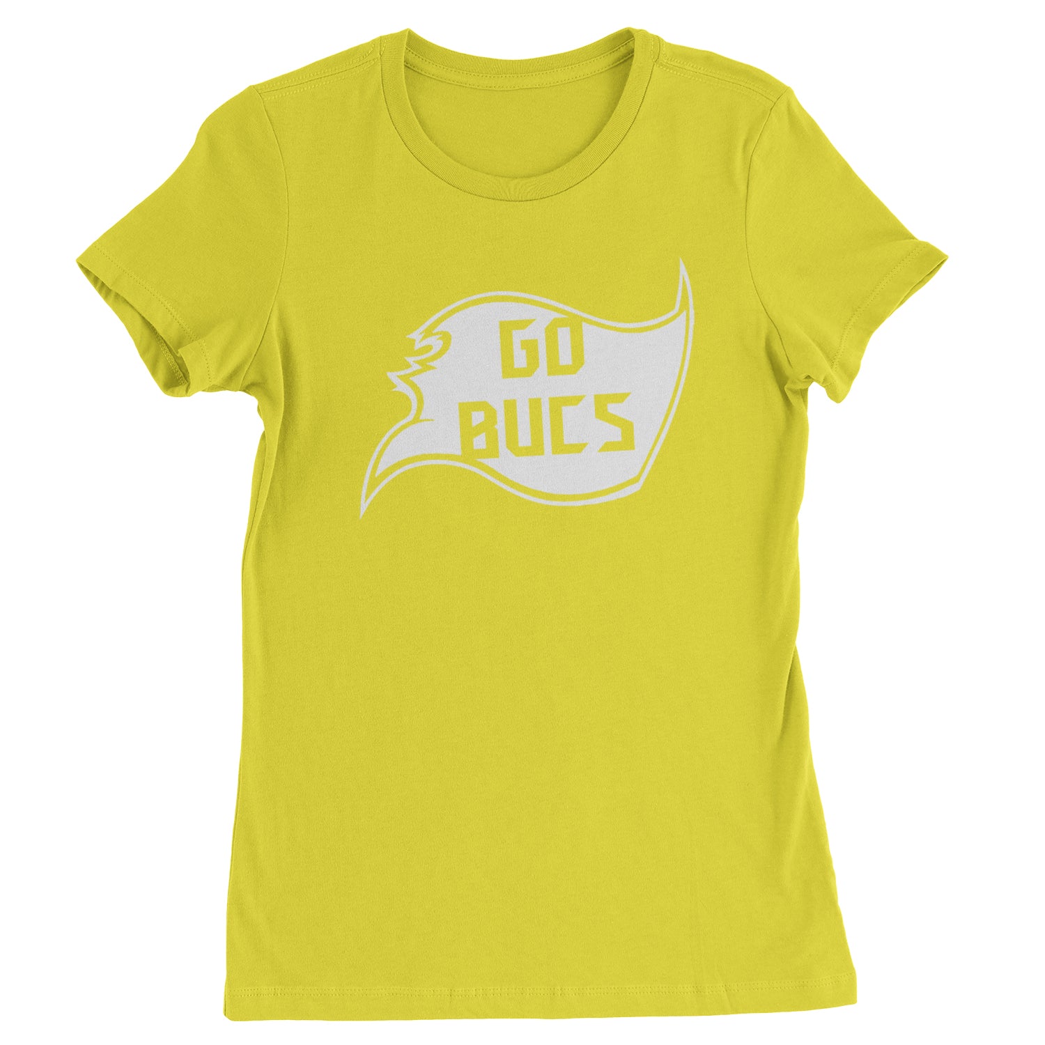 Go Bucs Buccaneers Womens T-shirt ball, flag, foot, raise, tampa, the by Expression Tees