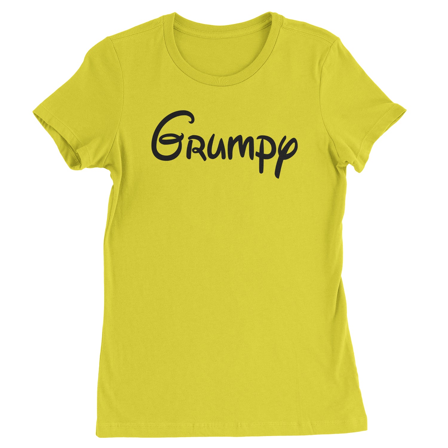 Grumpy - 7 Dwarfs Costume Womens T-shirt and, costume, dwarfs, group, halloween, matching, seven, snow, the, white by Expression Tees