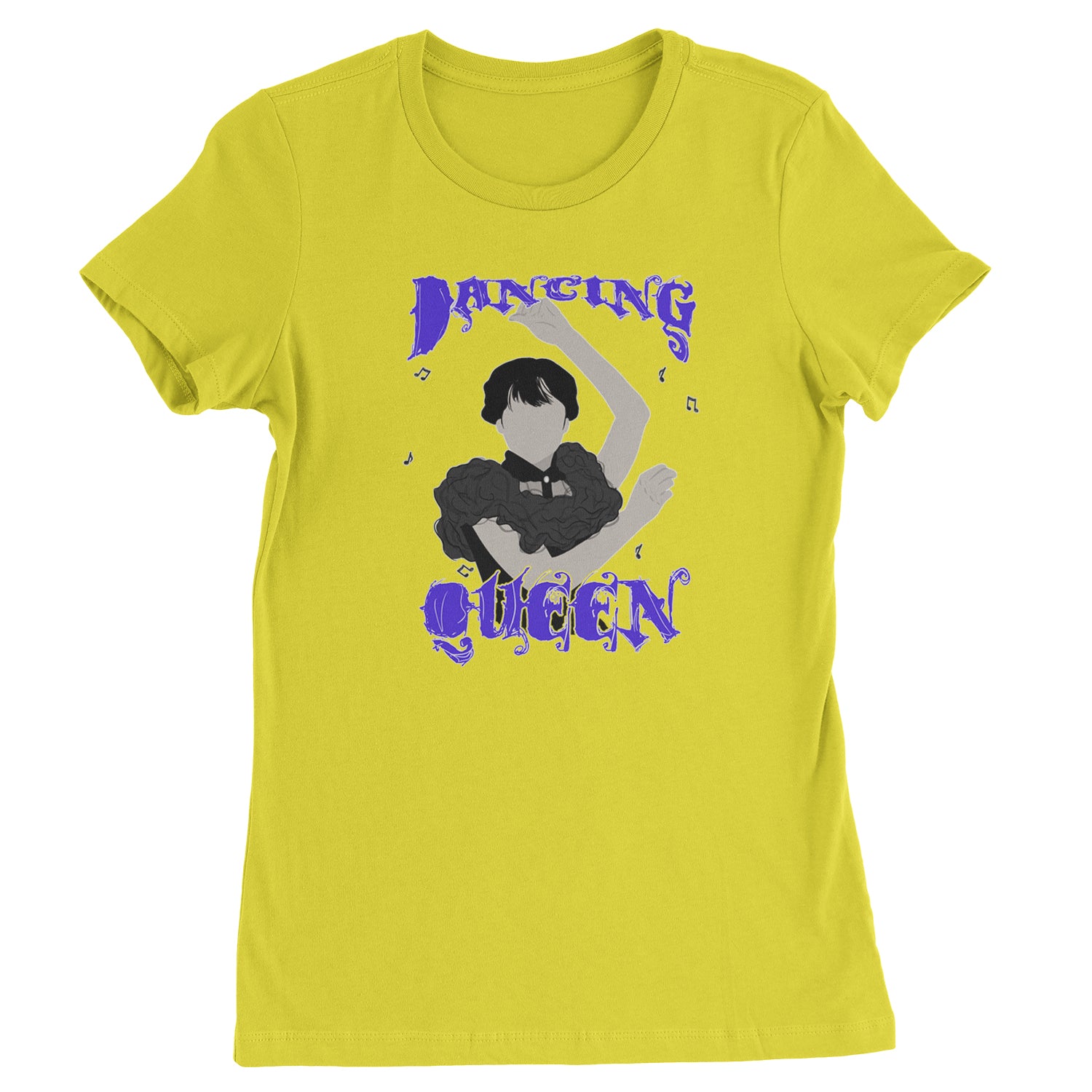 Wednesday Dancing Queen Womens T-shirt black, On, we, wear, wednesdays by Expression Tees