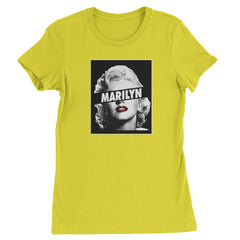Marilyn Monroe Censored Womens T-shirt american, icon, marilyn, monroe by Expression Tees