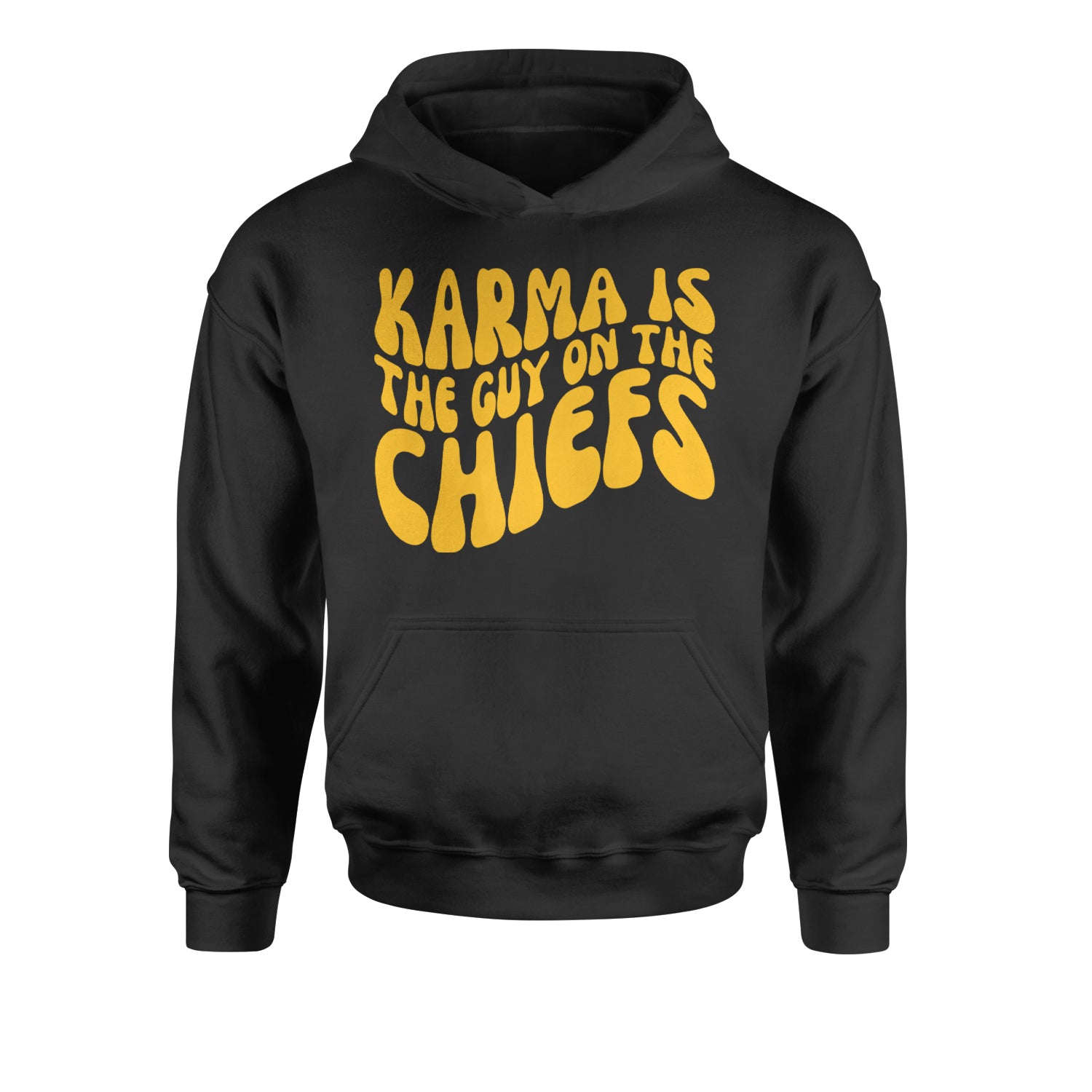 Karma Is The Guy On The Chiefs Boyfriend Youth-Sized Hoodie