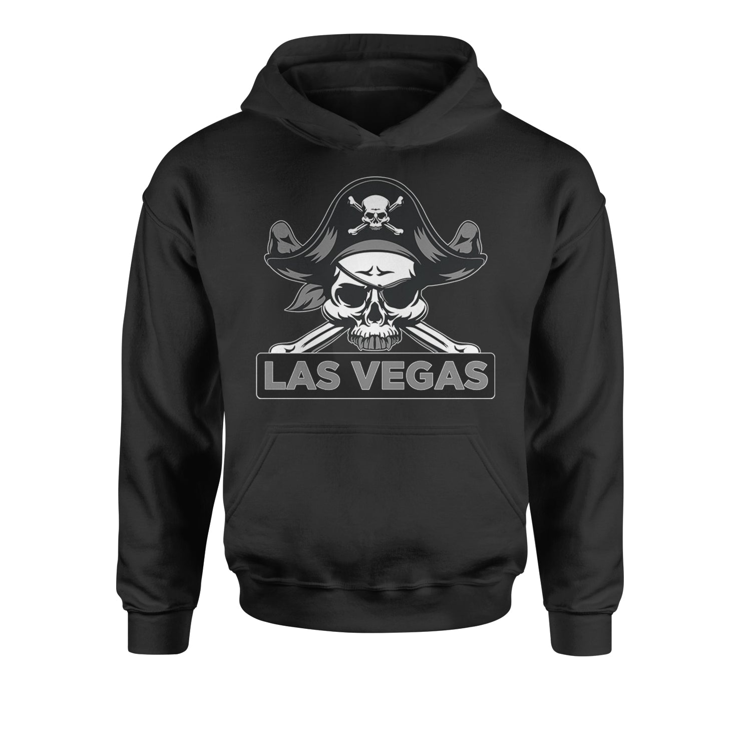 Raider Skull Straight Outta Las Vegas Youth-Sized Hoodie