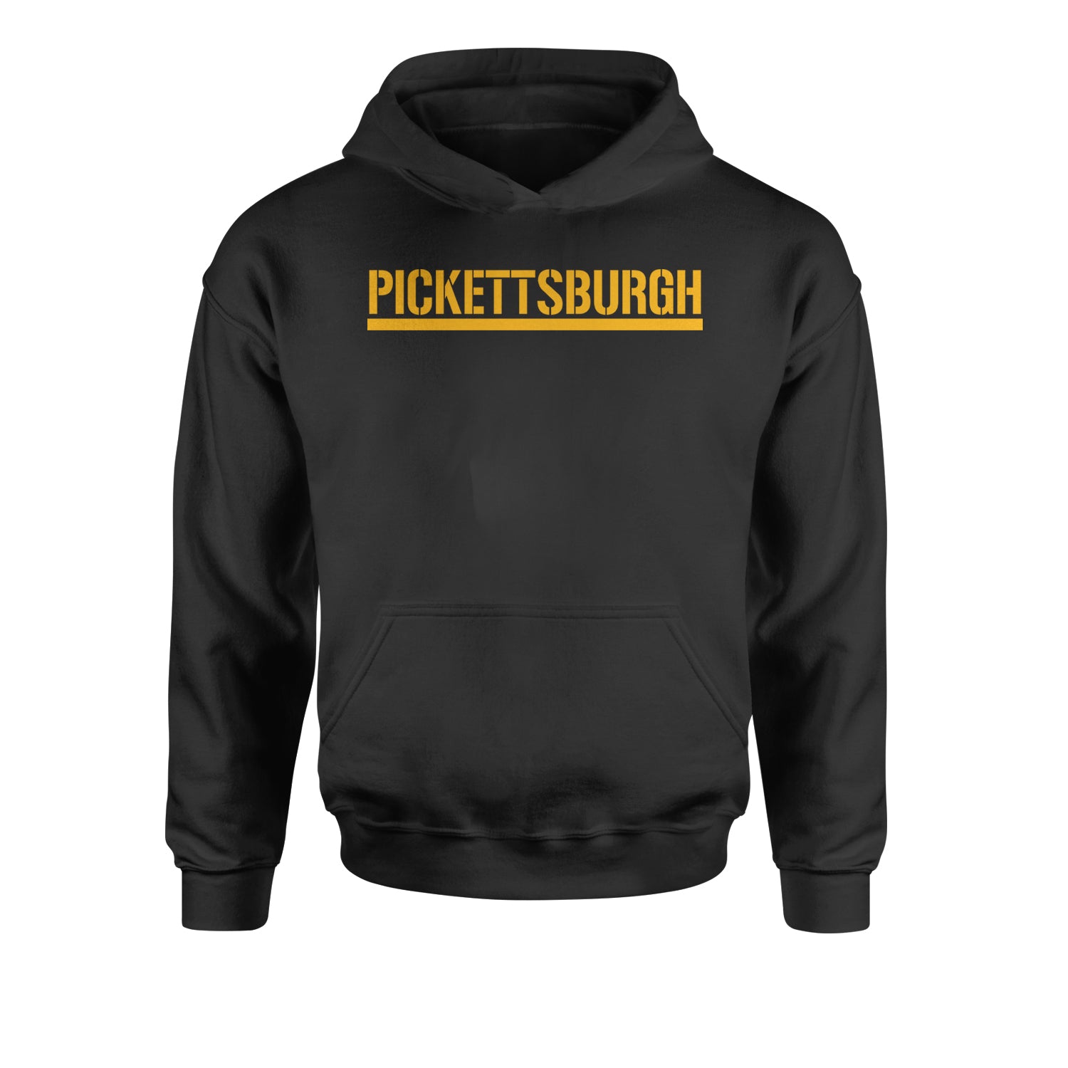 Pickettsburgh Pittsburgh Football Youth-Sized Hoodie apparel, city, clothing, curtain, football, iron, jersey, nation, pennsylvania, steel, steeler by Expression Tees