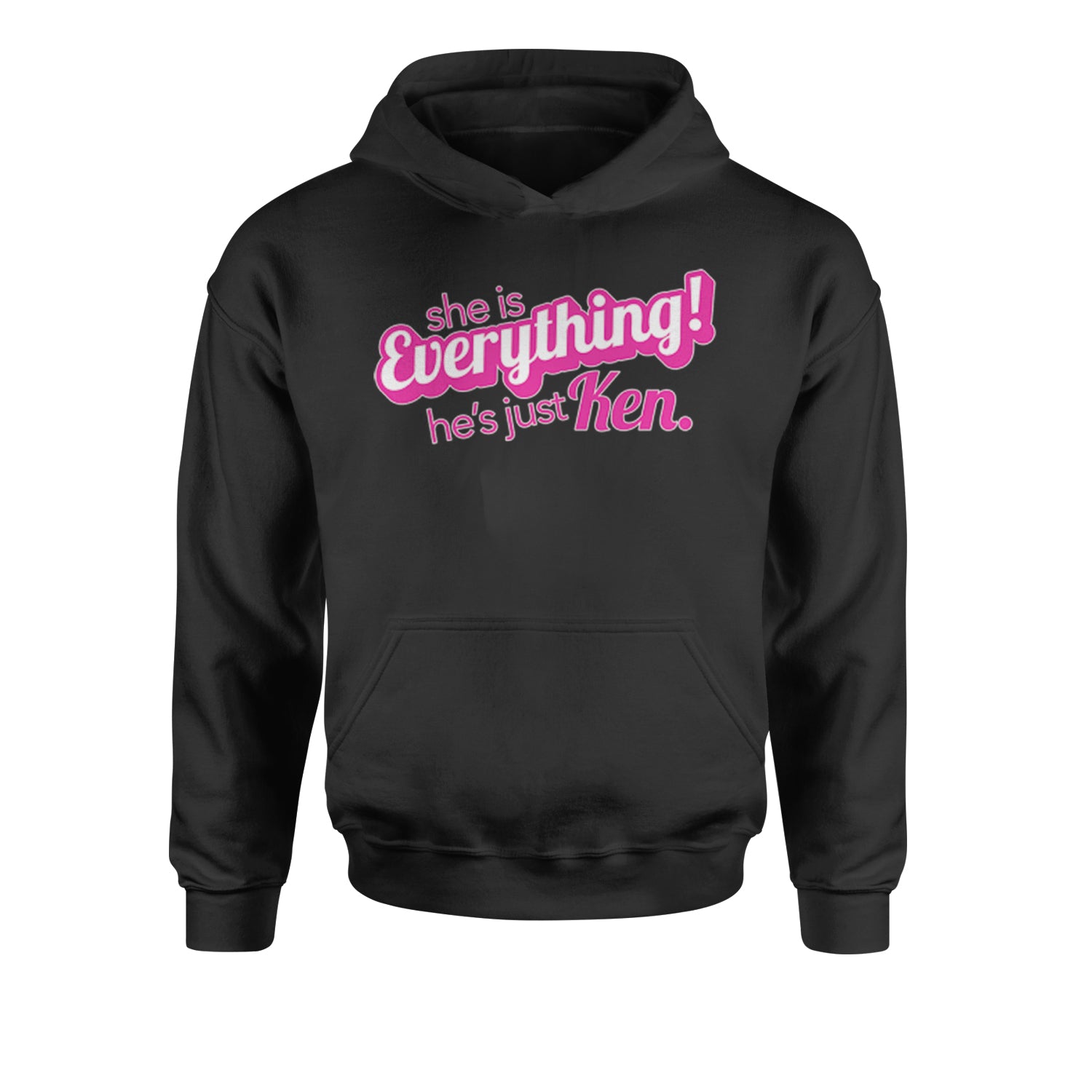 She's Everything, He's Just Ken Youth-Sized Hoodie