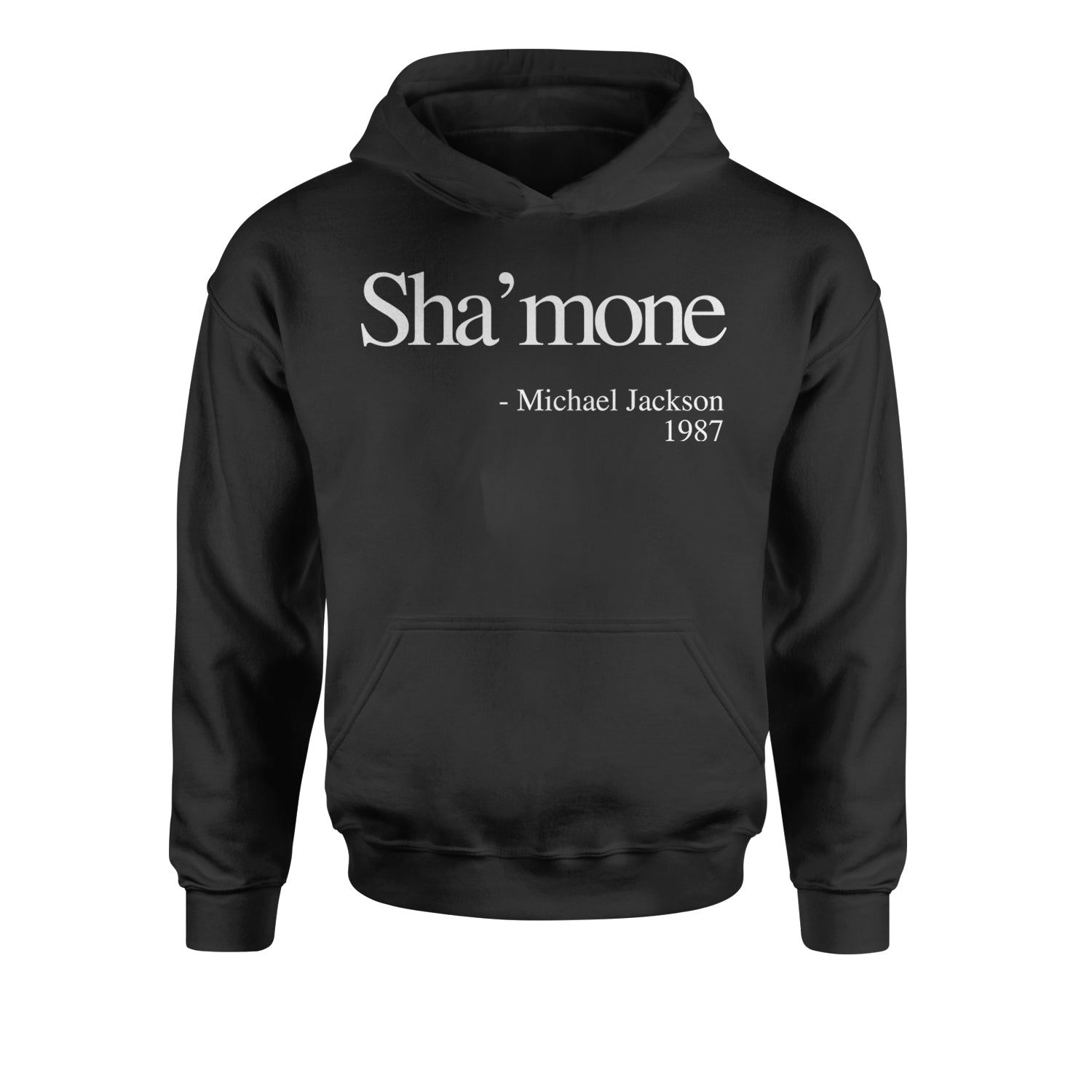 Sha'mone Quote King Of Pop Youth-Sized Hoodie