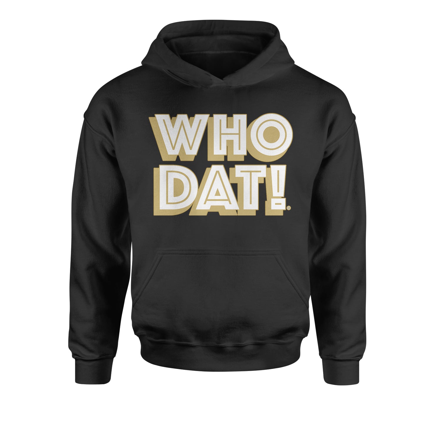 Who Dat Nation Big Bold New Orleans Youth-Sized Hoodie