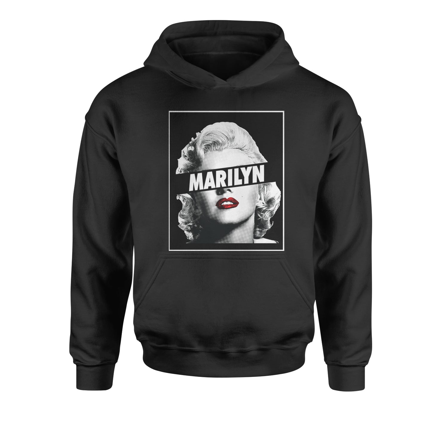 Marilyn Monroe Censored Youth-Sized Hoodie american, icon, marilyn, monroe by Expression Tees