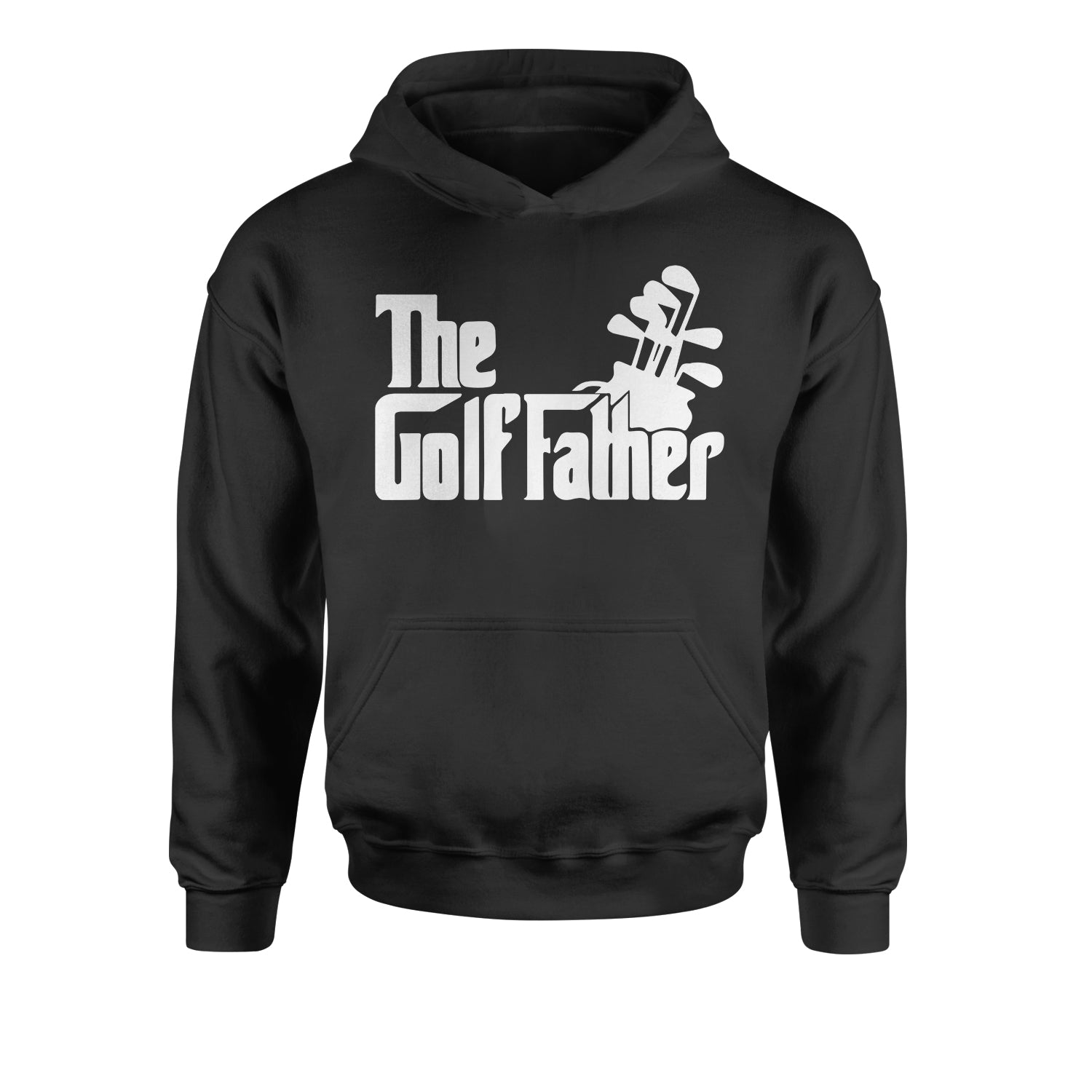The Golf Father Golfing Dad Youth-Sized Hoodie #expressiontees by Expression Tees