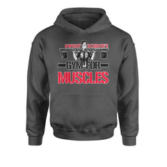 Dwight Schrute Gym For Muscles Office Workout Youth-Sized Hoodie