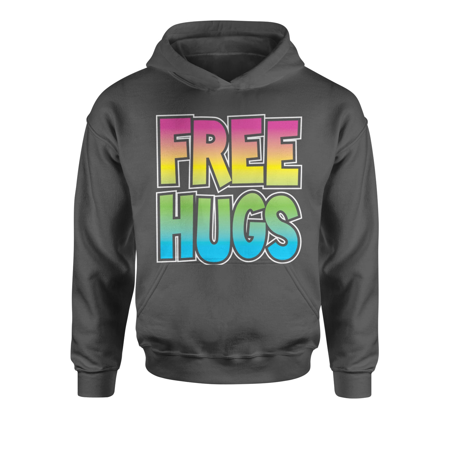 Free Hugs Youth-Sized Hoodie free, hugger, hugging, hugs by Expression Tees