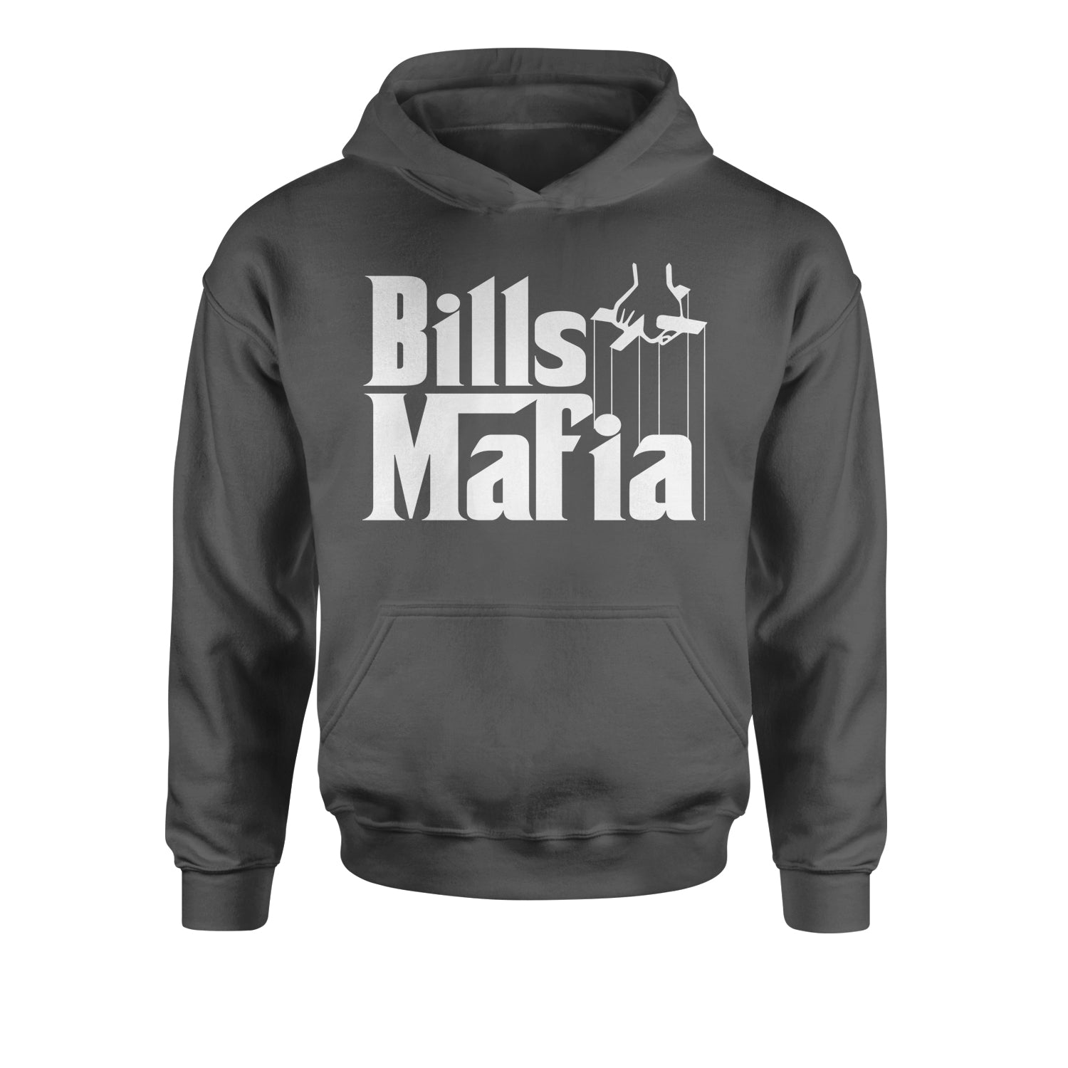 Mafia Bills Mafia Godfather Youth-Sized Hoodie bills, fan, father, football, god, godfather, new, sports, team, york by Expression Tees