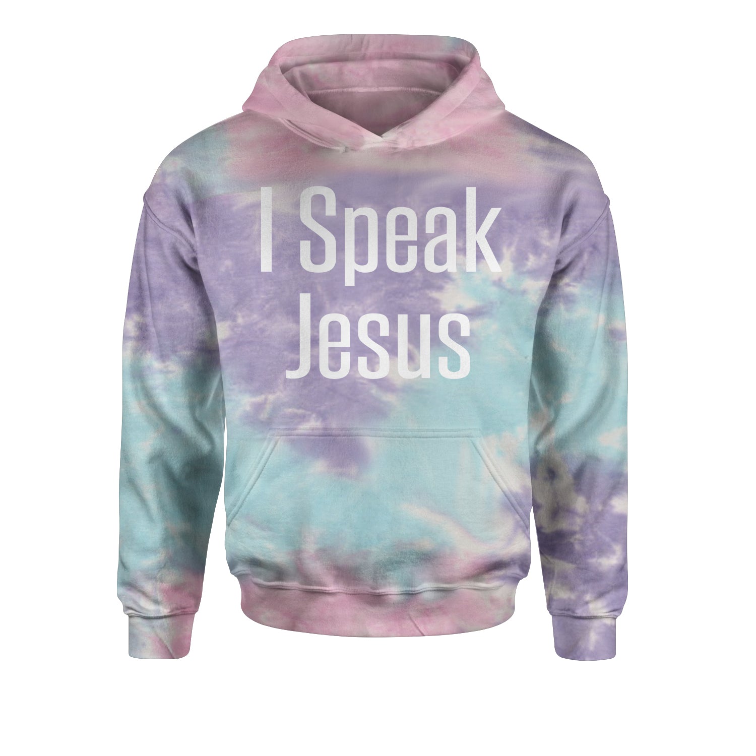 I Speak Jesus Youth-Sized Hoodie catholic, charity, christ, christian, christianity, city, concert, gayle, heaven, in, maverick, only, praise, scars, worship by Expression Tees
