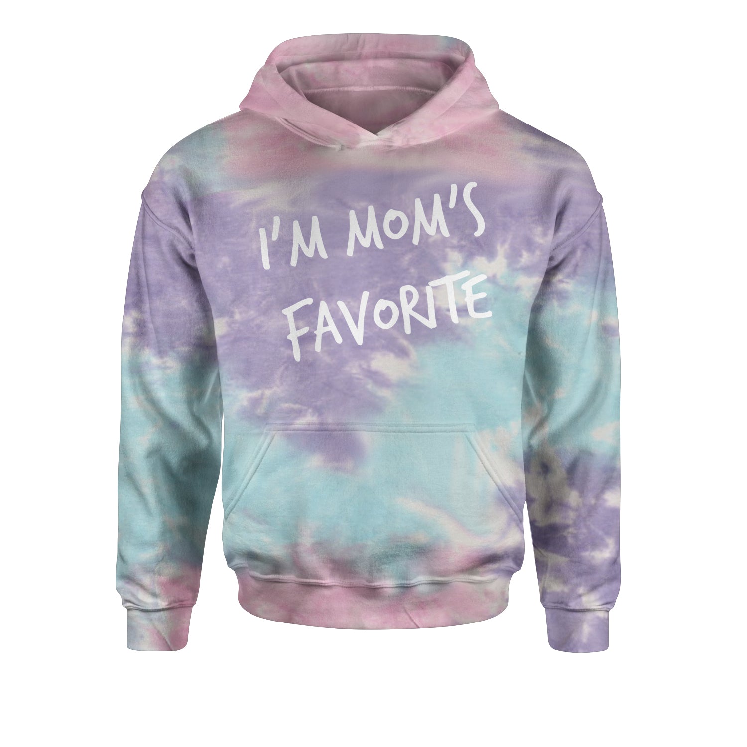 I'm Mom's Favorite Youth-Sized Hoodie bear, buck, mama, papa by Expression Tees