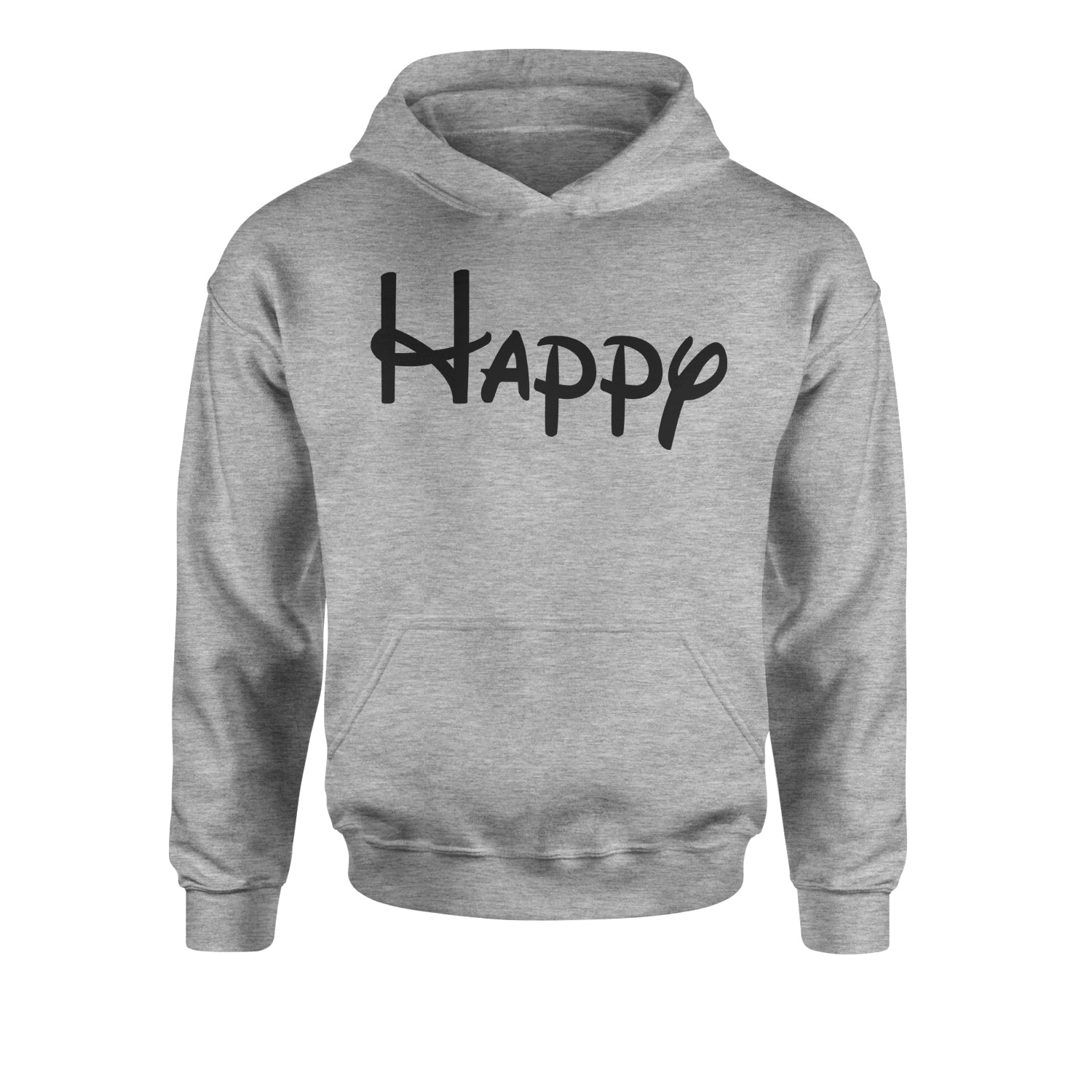 Happy - 7 Dwarfs Costume Youth-Sized Hoodie and, costume, dwarfs, group, halloween, matching, seven, snow, the, white by Expression Tees