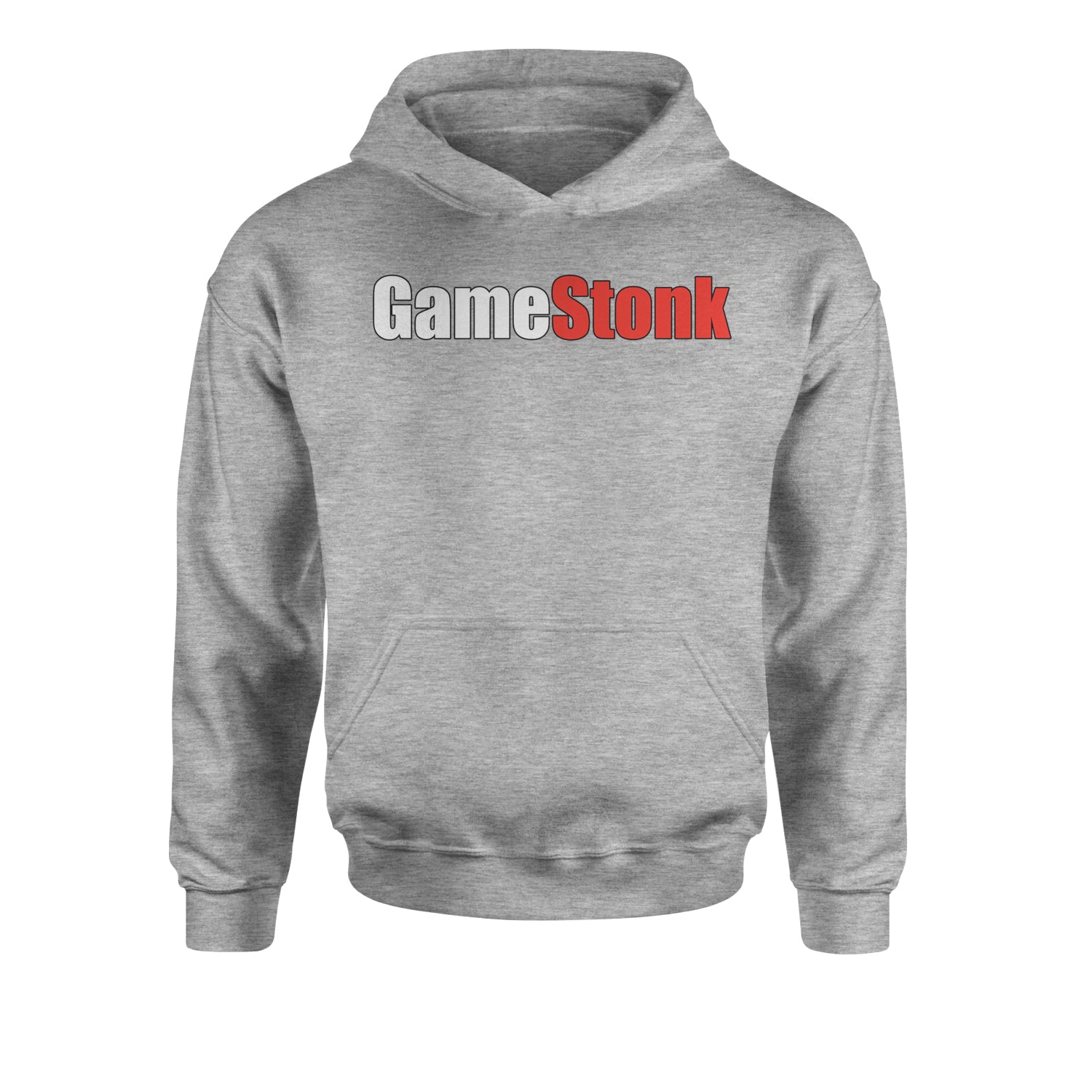 GameStonk - GME To The Moon Youth-Sized Hoodie elon, game, gamestop, GME, hood, investment, musk, robin, robinhood, stop by Expression Tees